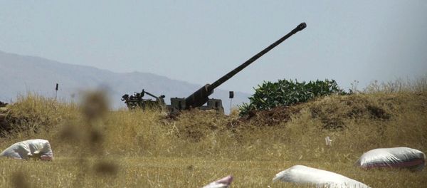 Syrian anti-aircraft gun (file) Syrian anti-aircraft gun (file) - Sputnik International