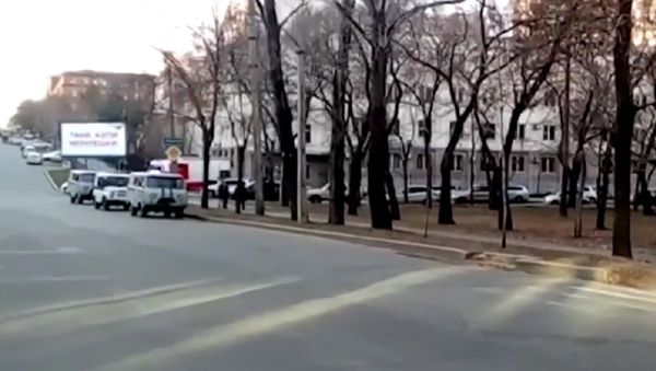 Attack on the Federal Security Service (FSB) receiving office in Russia's Far Eastern city of Khabarovsk - Sputnik International