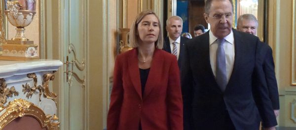 Russia's Foreign Minister Sergei Lavrov meets with European Commission's Vice President Federica Mogherini - Sputnik International
