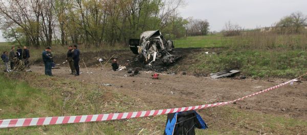 OSCE staff member killed in car explosion in Lugansk region OSCE staff member killed in car explosion in Lugansk region - Sputnik International
