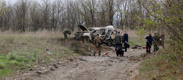 OSCE staff member killed in car explosion in Lugansk region OSCE staff member killed in car explosion in Lugansk region - Sputnik International