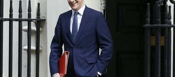 Britain's then Chancellor of the Exchequer George Osborne leaves 11 Downing Street, in London for prime minister's questions, Wednesday, July 13, 2016. - Sputnik International