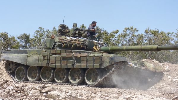 Syrian army tank Syrian army tank - Sputnik International