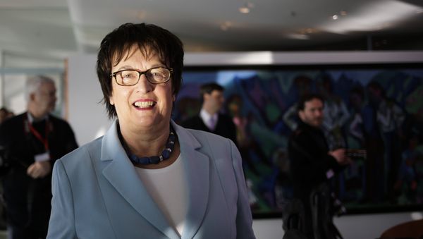 Brigitte Zypries, Minister for Economic Affairs and Energy arrives at the weekly cabinet meeting of the German government at the chancellery in Berlin, Wednesday, Feb. 15, 2017 - Sputnik International