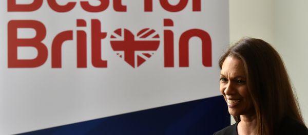 Campaigner Gina Miller speaks to journalists after launching her Best for Britain initiative in London, April 26, 2017. - Sputnik International