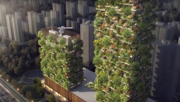 Vertical Forests rendering for Nanjng, China - Sputnik International