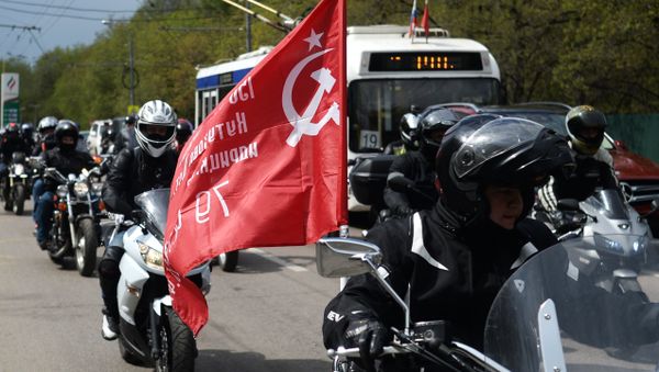Night Wolves start new biker season. File photo - Sputnik International