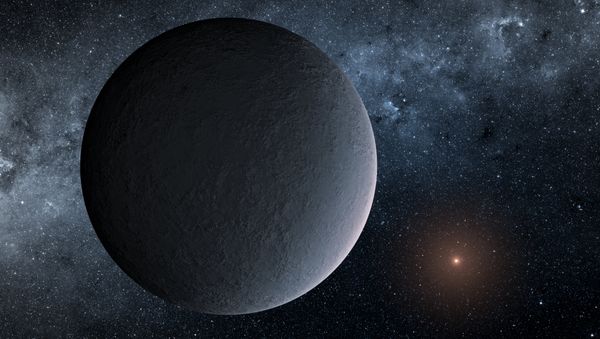 This artist's concept shows OGLE-2016-BLG-1195Lb, a planet discovered through a technique called microlensing - Sputnik International
