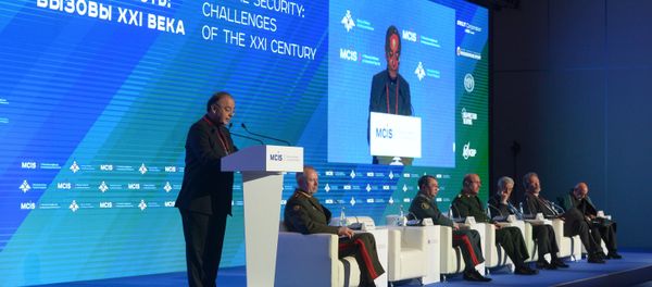 Defense Minister of India Arun Jaitley speaks at the 6th Moscow Conference on International Security Defense Minister of India Arun Jaitley speaks at the 6th Moscow Conference on International Security - Sputnik International