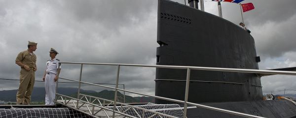Chinese People's Liberation Army-Navy submarine Yuan at the Zhoushan Naval Base in China - Sputnik International