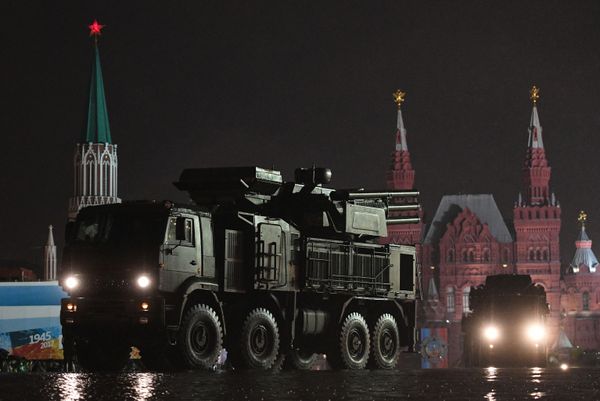 Night Rehearsal of the Victory Day Military Parade in Moscow - Sputnik International