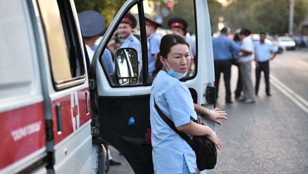 A paramedic in Kyrgyzstan. (File) A paramedic in Kyrgyzstan. (File) - Sputnik International