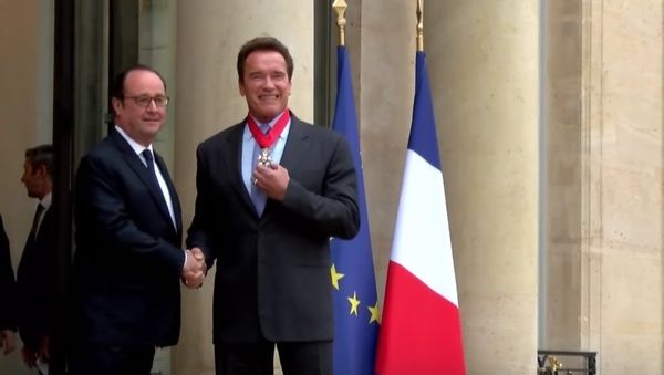 Arnold Schwarzenegger Receives Legion Of Honor  - Sputnik International
