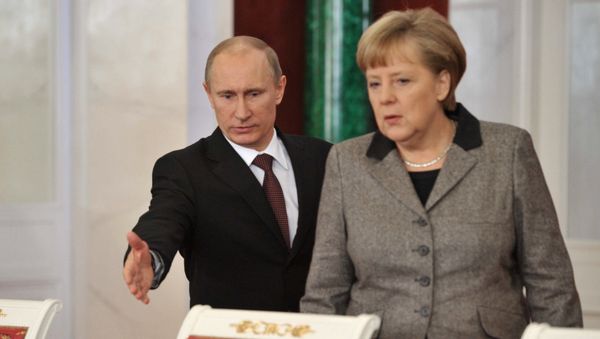 Russian-German bilateral talks in the Kremlin Russian-German bilateral talks in the Kremlin - Sputnik International
