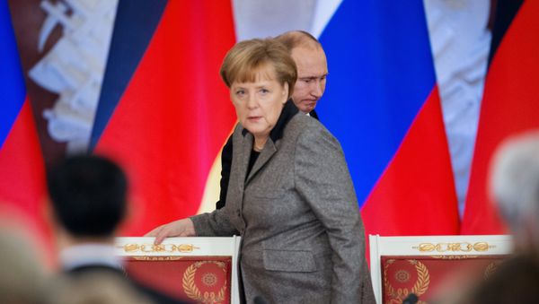 Russian and German interstate consultations in Kremlin Russian and German interstate consultations in Kremlin - Sputnik International