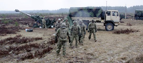 NATO's service personnel during the Operation Summer Shield drill in Latvia. (File) - Sputnik International