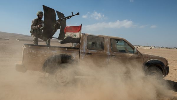 A truck of the Syrian Arab Army (SAA). (File) A truck of the Syrian Arab Army (SAA). (File) - Sputnik International