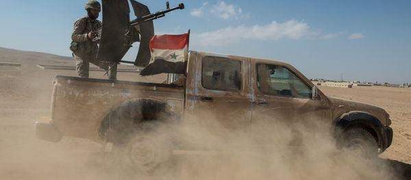 A truck of the Syrian Arab Army (SAA). (File) A truck of the Syrian Arab Army (SAA). (File) - Sputnik International