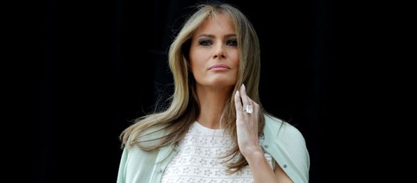 U.S. first lady Melania Trump attends the opening of Bunny Mellon Healing Garden at Children's National Medical Center in Washington, U.S U.S. first lady Melania Trump attends the opening of Bunny Mellon Healing Garden at Children's National Medical Center in Washington, U.S - Sputnik International