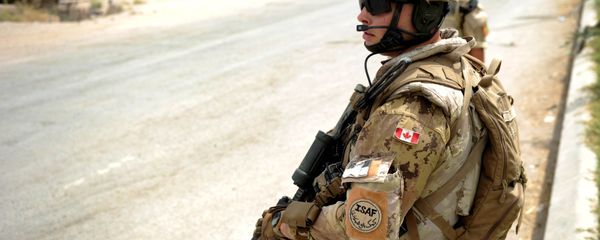 A Canadian NATO soldier A Canadian NATO soldier - Sputnik International
