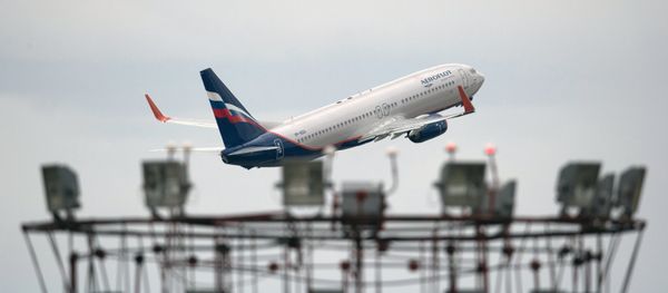 Aeroflot's Boeing 777 takes off at Sheremetyevo international airport. - Sputnik International