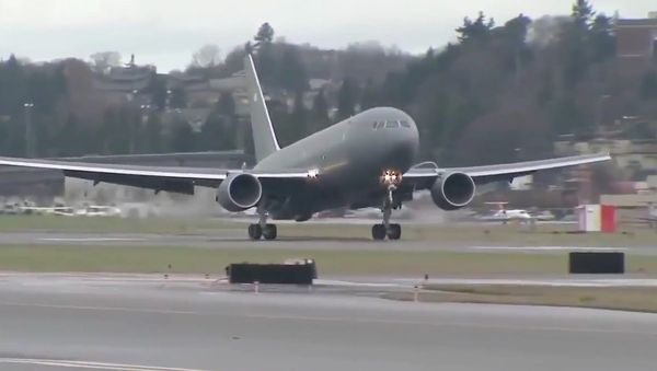 Boeing - KC-46A Pegasus Tanker Aircraft First Flight - Sputnik International
