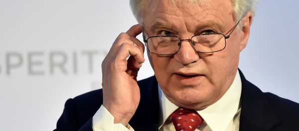 Britain's Secretary of State for leaving the EU David Davis speaks at the Prosperity UK 2017 conference in London, April 26, 2017 - Sputnik International