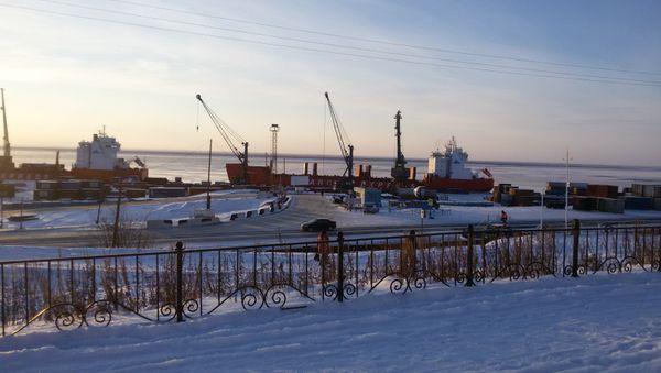 Port of Dudinka Port of Dudinka - Sputnik International