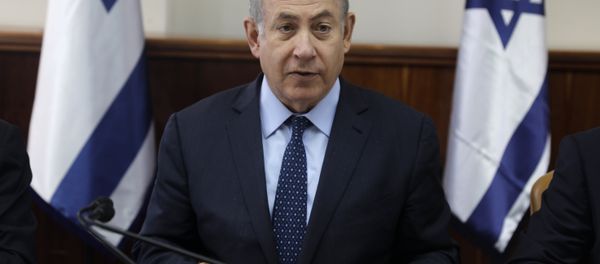Israeli Prime Minister Benjamin Netanyahu chairs the weekly cabinet meeting in Jerusalem on Wednesday, May 3, 2017. - Sputnik International