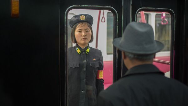 Puhung metro station in Pyongyang, North Korea - Sputnik International