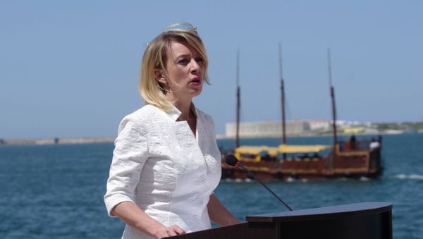 Briefing by Foreign Ministry Official Spokesperson Maria Zakharova in Sevastopol - Sputnik International