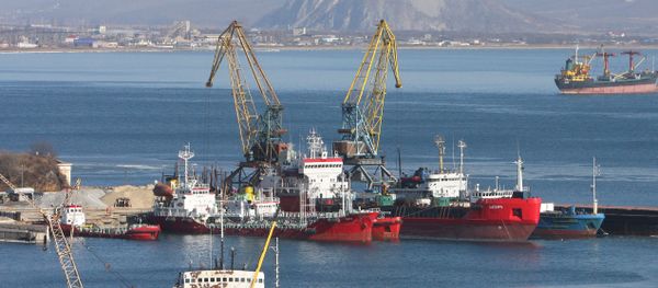 The port of the town of Nakhodka in Russia's Primorye Territory The port of the town of Nakhodka in Russia's Primorye Territory - Sputnik International