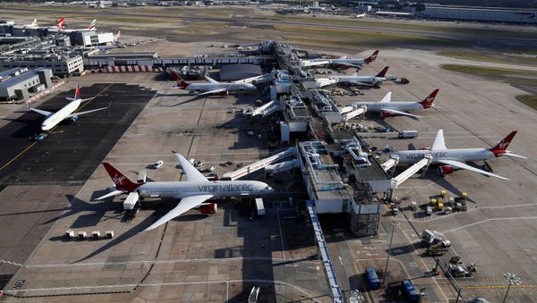 A general view of Terminal 3 at Heathrow Airport near London, Britain October 11, 2016 - Sputnik International