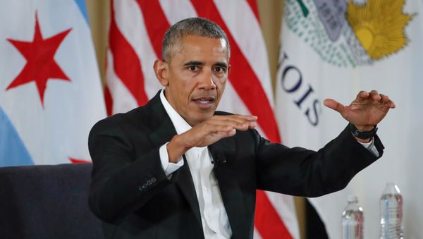 Former U.S. President Barack Obama speaks during a community event on the Obama Presidential Centre at the South Shore Cultural Centre in Chicago, Illinois, U.S., May 3, 2017 - Sputnik International