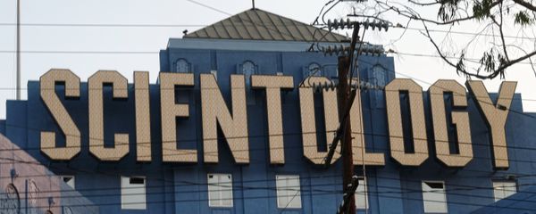 The Scientology Cross is perched atop the Church of Scientology in Los Angeles on Thursday, Aug. 25, 2016. - Sputnik International