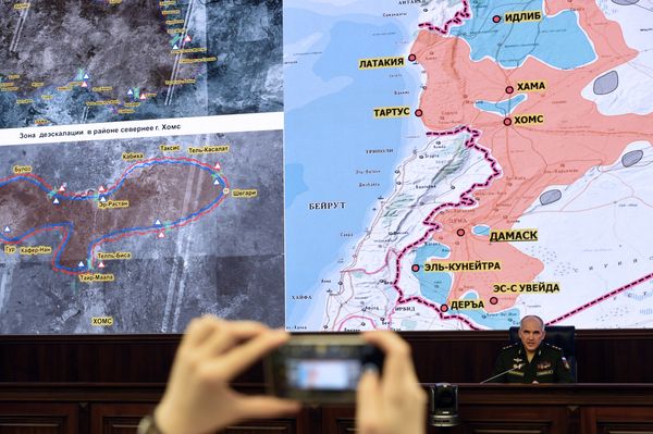 Senior Russian military commander Sergei Rudskoi speaks during a news briefing on the situation in Syria, Moscow, May 5, 2017 Senior Russian military commander Sergei Rudskoi speaks during a news briefing on the situation in Syria, Moscow, May 5, 2017 - Sputnik International