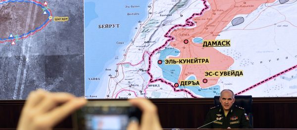 Senior Russian military commander Sergei Rudskoi speaks during a news briefing on the situation in Syria, Moscow, May 5, 2017 Senior Russian military commander Sergei Rudskoi speaks during a news briefing on the situation in Syria, Moscow, May 5, 2017 - Sputnik International