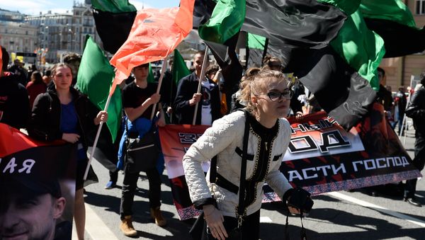 Moscow department of the Russian Interior Ministry said that an opposition rally held at Moscow’s Akademika Sakharova Avenue on Saturday has concluded without any violent incidents. - Sputnik International