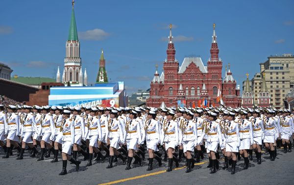 General Rehearsal of the Victory Day Parade in Moscow General Rehearsal of the Victory Day Parade in Moscow - Sputnik International