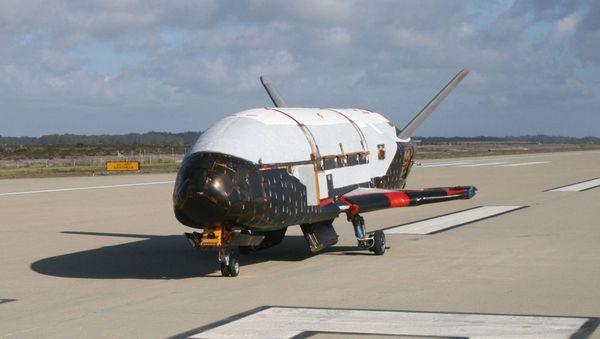 X-37B Orbital Test Vehicle at Vandenberg Air Force Base, Calif. X-37B Orbital Test Vehicle at Vandenberg Air Force Base, Calif. - Sputnik International