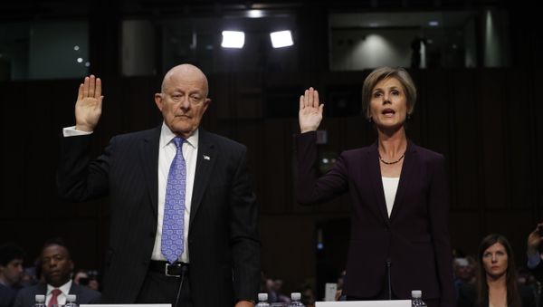 Former acting Attorney General Sally Yates and former National Intelligence Director James Clapper - Sputnik International