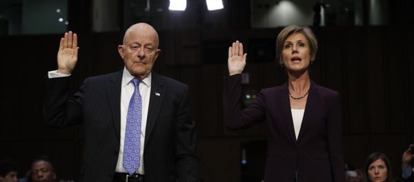 Former acting Attorney General Sally Yates and former National Intelligence Director James Clapper - Sputnik International