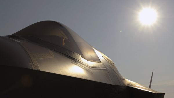 A Marine Corp F-35B Joint Strike Fighter sits on a runway at Patuxent River Naval Air Station, Md A Marine Corp F-35B Joint Strike Fighter sits on a runway at Patuxent River Naval Air Station, Md - Sputnik International