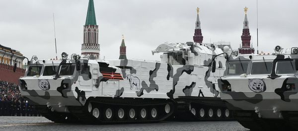Tor-M2DT at the military parade in Moscow marking the 72nd anniversary of the victory in the Great Patriotic War of 1941-1945. Tor-M2DT at the military parade in Moscow marking the 72nd anniversary of the victory in the Great Patriotic War of 1941-1945. - Sputnik International