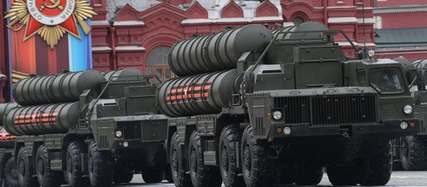 An S-400 Triumf air defense missile system, seen here during the military parade in Moscow marking the 72nd anniversary of the victory in the Great Patriotic War of 1941-1945. An S-400 Triumf air defense missile system, seen here during the military parade in Moscow marking the 72nd anniversary of the victory in the Great Patriotic War of 1941-1945. - Sputnik International