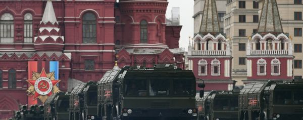 Iskander shorter-range missile systems at the military parade devoted to the 72nd anniversary of Victory in the Great Patriotic War, on the Red Square in Moscow. Iskander shorter-range missile systems at the military parade devoted to the 72nd anniversary of Victory in the Great Patriotic War, on the Red Square in Moscow. - Sputnik International