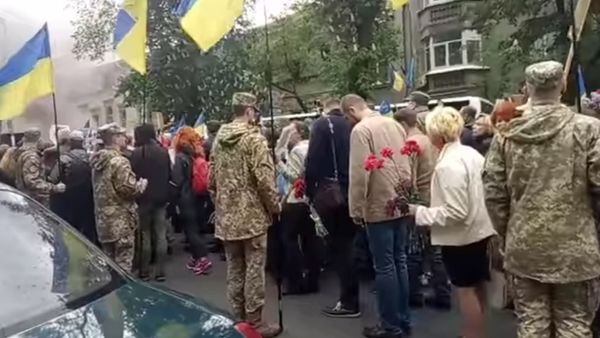 Participants in the Immortal Regiment march in Kiev Participants in the Immortal Regiment march in Kiev - Sputnik International