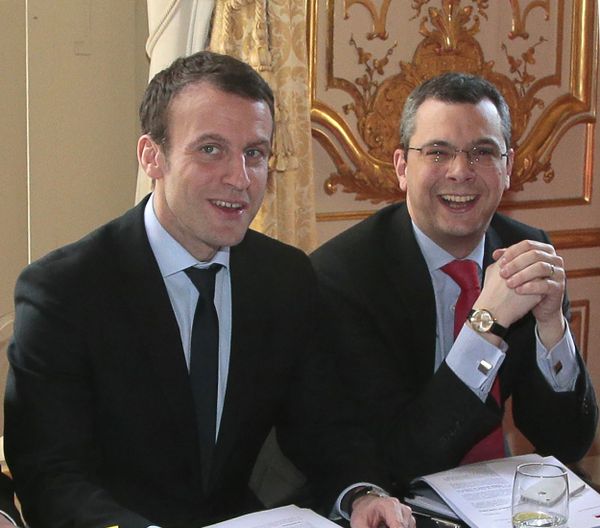 Emmanuel Macron and Alexis Kohler  - Sputnik International