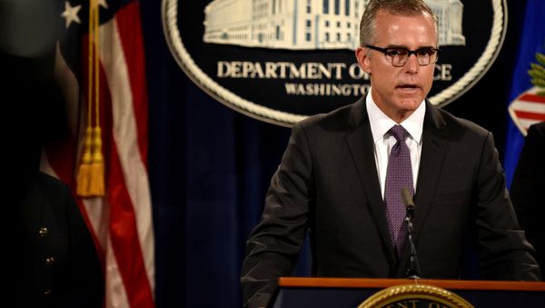 FBI Deputy Director Andrew McCabe. (File) - Sputnik International