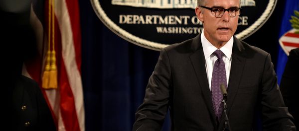 FBI Deputy Director Andrew McCabe. (File) FBI Deputy Director Andrew McCabe. (File) - Sputnik International
